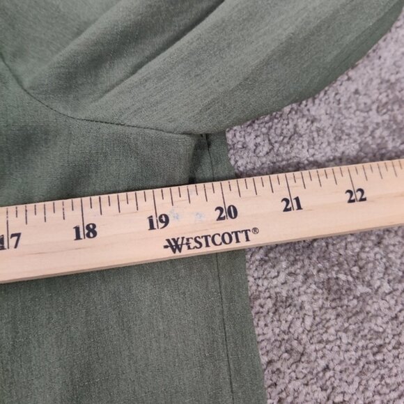 LC Waikiki Modest Women's Button Down Shirt Tunic in Green Size EU 40 Fall - Picture 10 of 11